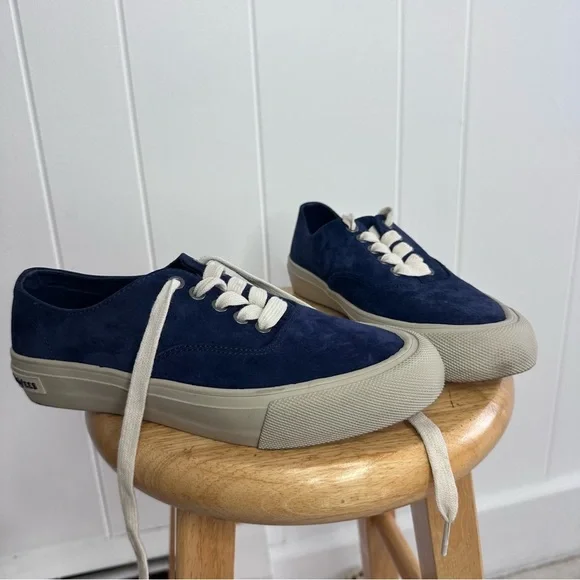 SeaVees Legend Sneaker X Suede Blue - Picture 1 of 9